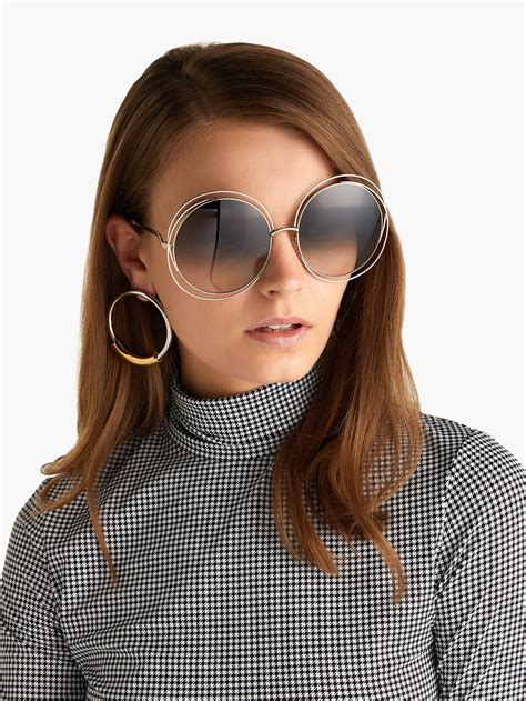 buy chloe carlina sunglasses|Chloé Eyewear Carlina round.